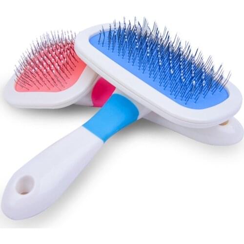 Pet Comb Dog Cat Brush Massage Kitten Remove Hair Open Knot Combs Fur Cleaning Brushes Steel Needle Puppy Products