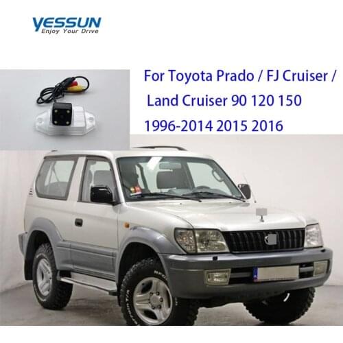 Led rear camera For prado 150 Rear View camera For Toyota FJ Cruiser Land Cruiser 90 120 150 1996-2014 2015 2016 for prado 120
