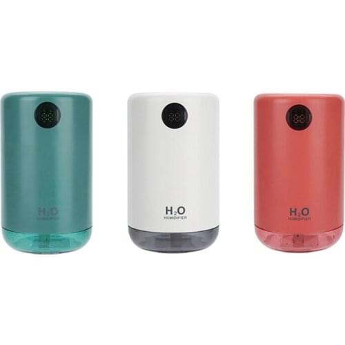 Air Humidifier 500ML 2000MAh Portable Aroma Water Mist Diffuser Battery Life Show Aromatherapy Humidificador