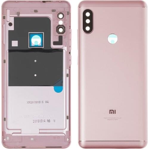 Housing Back Cover Battery Cover compatible with Xiaomi Redmi Note 5, Redmi Note 5 Pro, (With Camera Lens With Side Button)