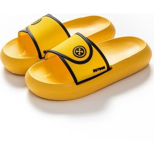 Women Men Summer Slippers Platform Beach Slide Sandals 4cm High Heels Non-slip Flip Flops Soft Sole Ladies Couples Bathe Shoes