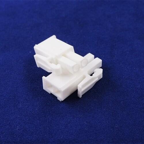 10pcs Plug Housing 2x1 Position 2 Pin Connector 4.14 mm 0.163" One Row Mini Universal Mate-N-Lok Rectangular 172336-1 600V