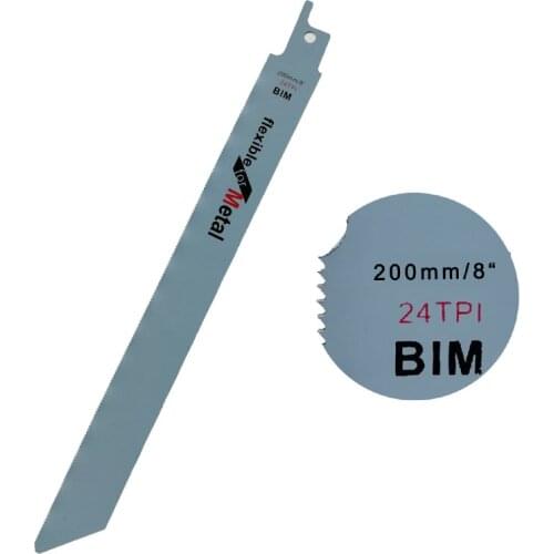 200mm 24T reciprocating saw blade for saw tool export to USA for steel and nail wood chipboard fast cutting