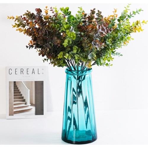 10PCS Multicolor Artificial Leaf Money Tree Leaf Plant Wall Material Decorative Fake Plant for Family Store Garden Party CJJ028