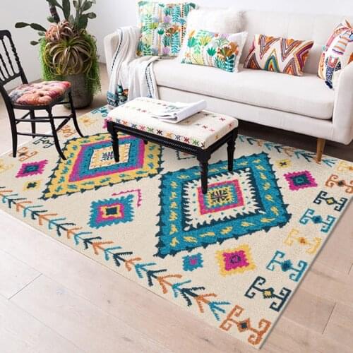 120x160 Retro Vintage Carpet Persian Carpet Living Room Bedroom Mat Anti-slip Area Carpet Absorbing Boho Moroccan Tabisstyle