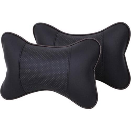 2PC Car Seat Head Neck Rest Cushion Headrest Pillow for Land Rover LR4 LR3 LR2 Range Rover Evoque Defender Discovery Freelander