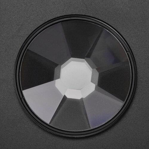 4 Options 77mm Camera Filter Photography Foreground Blur Film Photography Props Glass Kaleidoscope Filter Camera Accessories