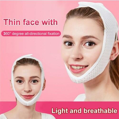6 Colors 3D V-Line Face-Lifting Eliminates Sagging Skin Sleep Pain-Free Breathable Chin Up Anti Aging Face Slimming Beauty Tools
