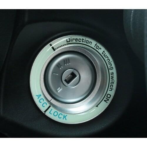 Aluminum Car Ignition Key Switch Ring Cover Hole Circle Stickers for Ford Focus 2 3 4 MK2 MK3 MK4 Accessories