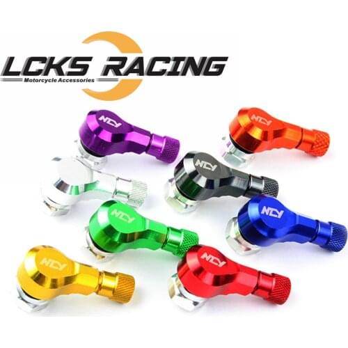 Motorcycle CNC aluminum alloy 10mm diameter valve stem adapter tire valve extension valve stem valve cover