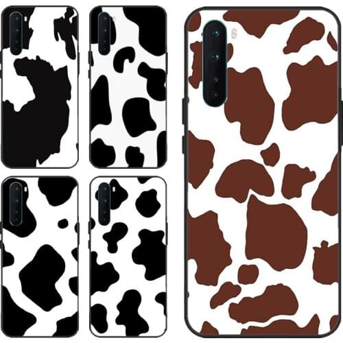 Spotted Cow Skin Print Cover For Oneplus 9 Pro 7 8 T Nord 9R Case For OPPO Realme 8 Pro 6 7 Q3 Pro GT Neo C3 C15