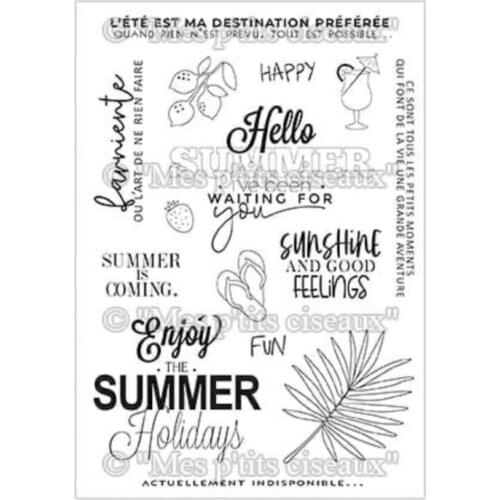 French transparent Clear Silicone Stamp/Seal for DIY scrapbooking/photo album Decorative B1010