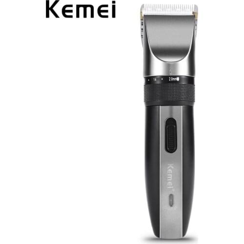Kemei-2171 Professional Hair Clipper Adjustable Hair Cutting Machine Rechargeable Hair Trimmer Men Electric Cutter Razor Shaver