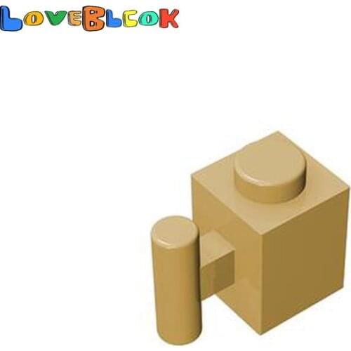 Brick 1x1 with Handle Building Blocks Assembles MOC Technical Parts Toys Creative For Kids Compatible 2921/28917 10pcs/Lot