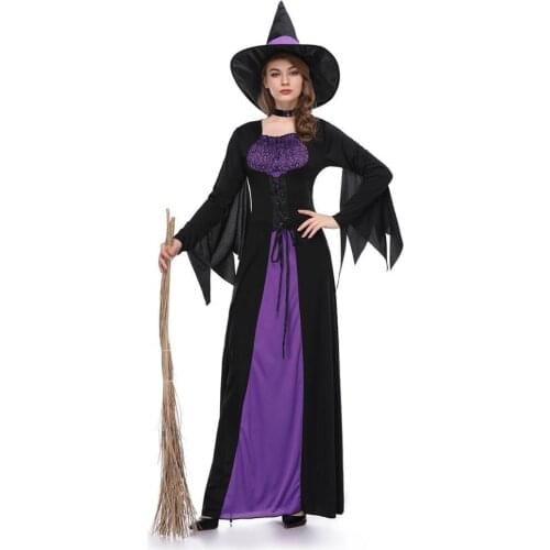 Halloween Demon Witch Costume Adult Women Cosplay Vampire Fancy Dress halloween costumes for women