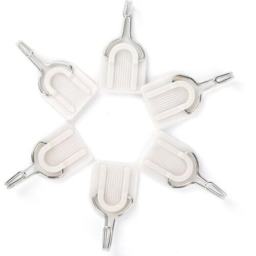 Thirty in a bag！2503 creative plastic hook with no mark on the back of door creative bathroom wall plastic hook 6 sets of T