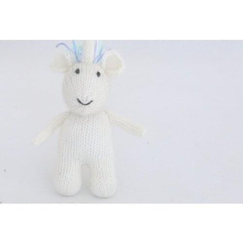 Amigurumis newborn animal doll photography products Baby cute stuffed knitting doll kids photography props