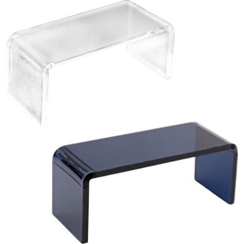 1:12 Mini Tea Table Dollhouse Living Room Scene Coffee Table Model Pocket Shooting Props Transparent Desk Furniture