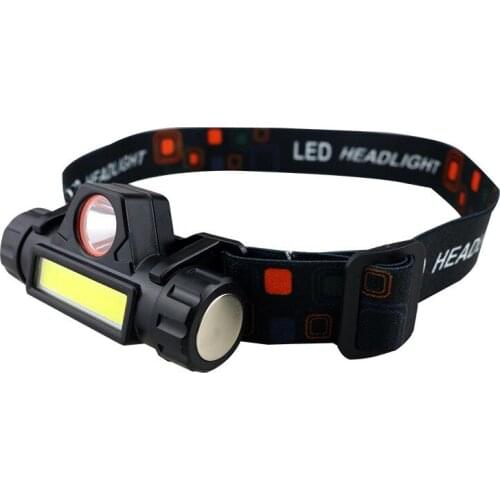 Multi-function Strong Bald Lamp Q5+cob Dual Lamp Magnet Working Lamp Usb Charging Maintenance Emergency Lighting