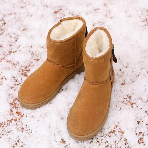 2020 new mens boots black snow boots mens waterproof winter boots mens warm shoes retro style hiking boots work boots