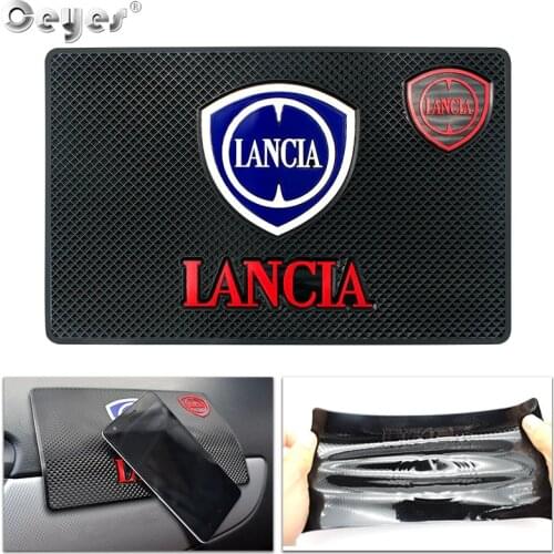 Ceyes Car Styling Car Sticker Emblems Anti Slip Mat Case For Lancia Stratos Thema Ypsilon Flavia Sorento Accessories Car-Styling