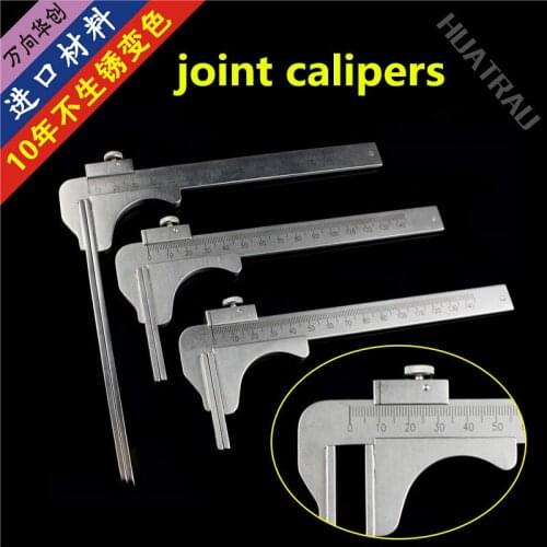 Orthopedic instrument medical hip joint caliper prosthesis length diameter measuring device femoral head acetabulum knee ruler