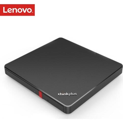 Lenovo Thinkplus USB Type C Slim Portable External Optical Drive CD DVD RW Reader Record Burner Combo Player Computer TV Laptop