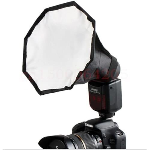 20CM Portable Quick Setup Speedlite Octagona Diffuser Softbox for 580EX 430EX SB600 SB900 Flash Speedlite free shipping