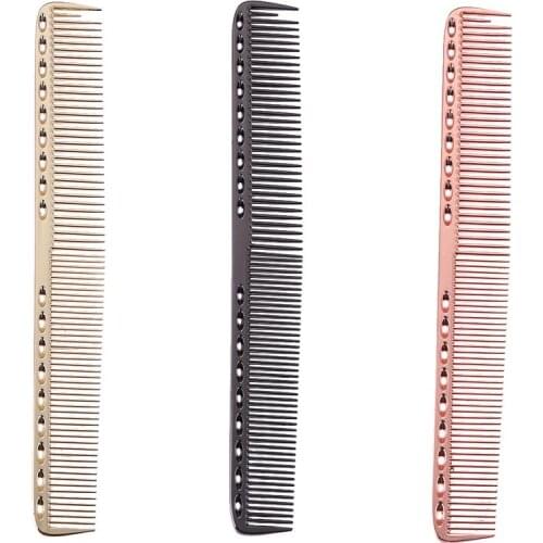 Professional Hair Comb Stainless Steel Anti- static Comb Salon Hairdressing Barbers Styling Brush Hair Beauty Tools