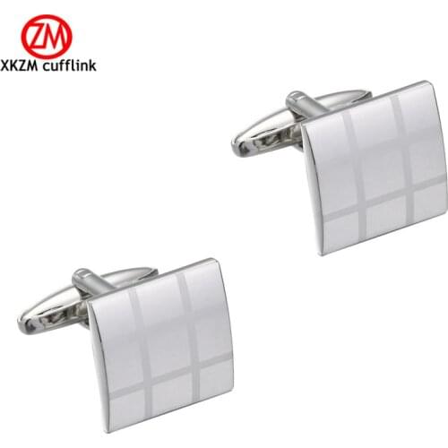 Luxury Mens Cufflinks Cuff Links For Wedding Mens Shirt Cufflinks Laser squares Mens Suit Brand Cufflinks For Mens