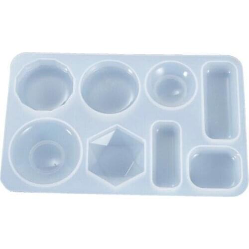 DIY Crystal Epoxy Earring Jewelry Fillings Pendant Silicone Mold Accessory Charms Handmade Geometric Ornaments Mold Resin Craft