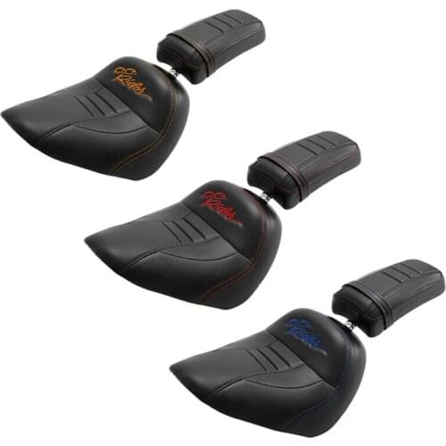 Motorcycle Driver Passenger Seat Fit For Harley Street Bob Softail Standard FXST 18-20