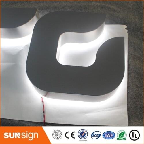 Taobao Custom outdoor Advertising 3d letter light channel led sign
