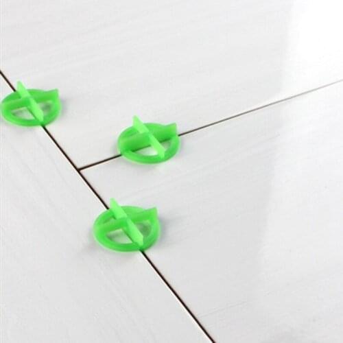 100pcs Green Cross Tile Leveling Recyclable Plastic Tile Leveling System Base Spacer SDF-SHIP