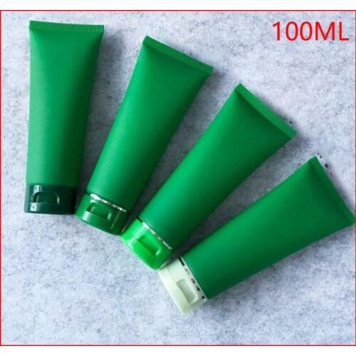 100g matt Green Empty Refillable Bottles Cosmetic Soft Tube Hand Cream Emulsion Toothpaste Packing Cleanser dispensing Spot
