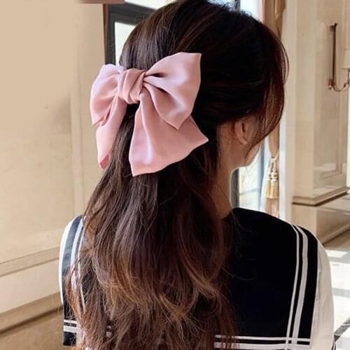 2021 Trend Dress Accessories New Fashion Sweet Bow Headbands Hair Rope Charming Web Celebrity Hair Ponytail Elastic Rope ACEDDK