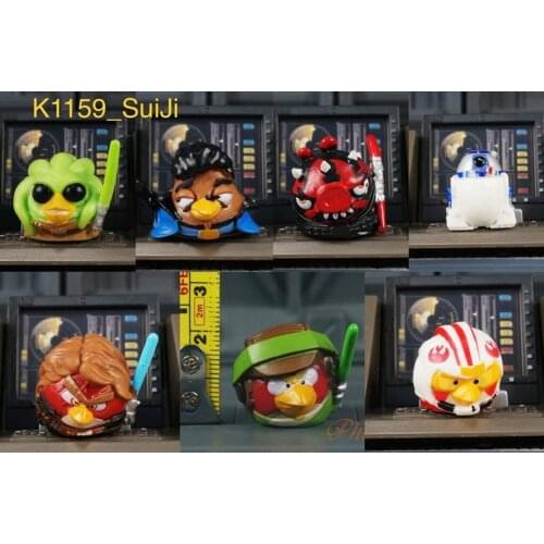 4 Pcs Set Randomly Anime Movie Games Star Wars Lovely Little Bird Model A Variety Styles Toys Girls Boy Ornaments