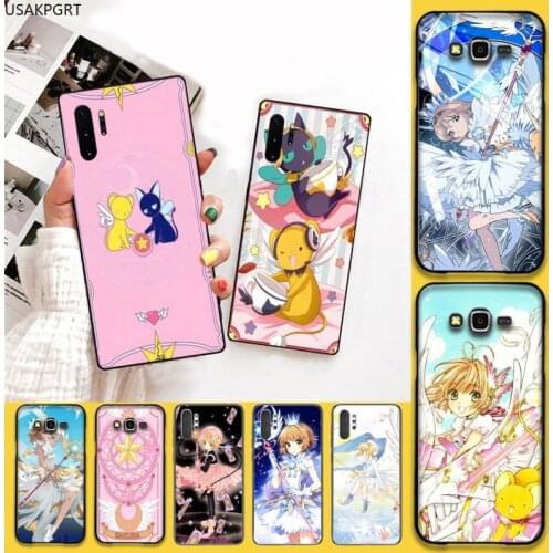Sakura Card Captor Cardcaptor Phone Case For Samsung Galaxy Note20 ultra 7 8 9 10 Plus lite J7 J8 Plus 2018 Prime