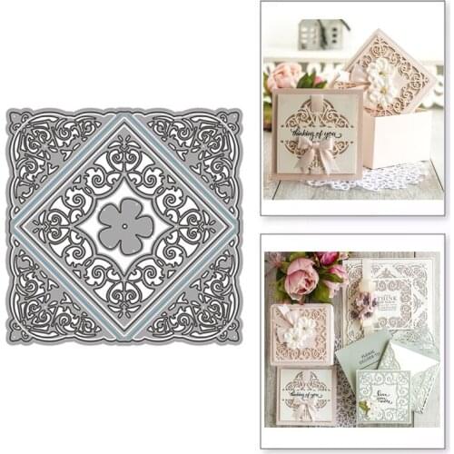 Cutout Decorative Lace Metal Cutting Dies Scrapbooking Handmade Tools Mold Cut Stencil DIY Card Make Mould Model Craft New 2021