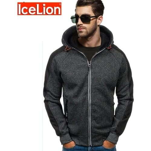 IceLion Mens Fleece Hoodies
