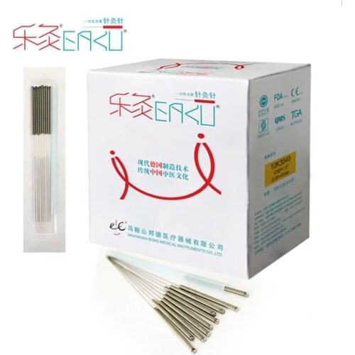 EACU disposable acupuncture needle with tube 500pcs/ box