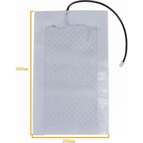 Carbon Fiber Seat Heated Heating Pad High Quality For Any Round Rectangular Switch Backrest Cushion For 12V Car Styling