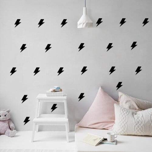 Little Lightning Wall Sticker Wall Decal, Removable DIY Boys Room Decoration Art Wall Decor Free Shipping