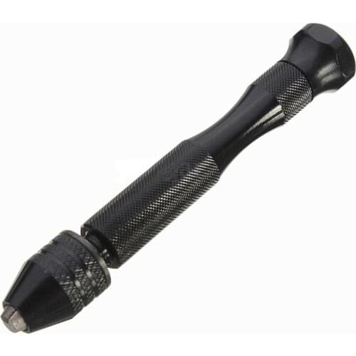 Mini mini Aluminum Hand Drill With Keyless Chuck +10x Twist Drills Rotary Tools