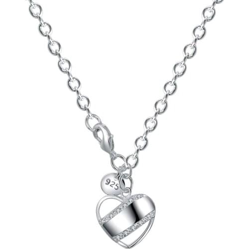 Fashion Jewelry Necklace Lady Wholesale Charm Silver Color Pendants For Women Fashion Jewelry Pendant AN561/agnaixua