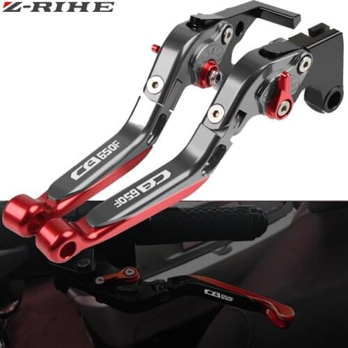 Motorcycle Accessories CNC Adjustable Folding Brake Clutch Levers For Honda CBR650F CB650F CBR 650 F CB 650F 2014 2015 2016