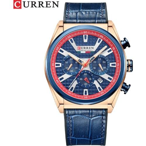 Ryan Curren/card the new 8392 men watch calendar watch tapes business
