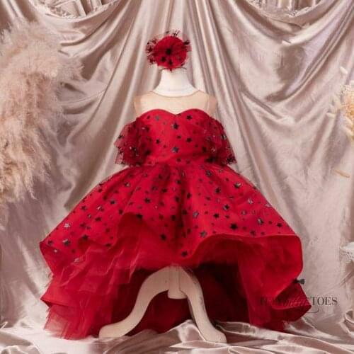 Custom made White Flower Girl dress GD2021022003