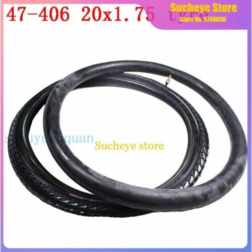 20x1.75 Road Cycling bike Tyres inner tube 20*1.75 electric folding bicycle Tires 20 Inches for MTB Bike childrens bicycle Tire
