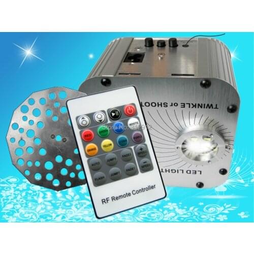 27w LED RGB fiber optic illuminator,with 20key RF remote and twinkle wheel;AC100-240V input